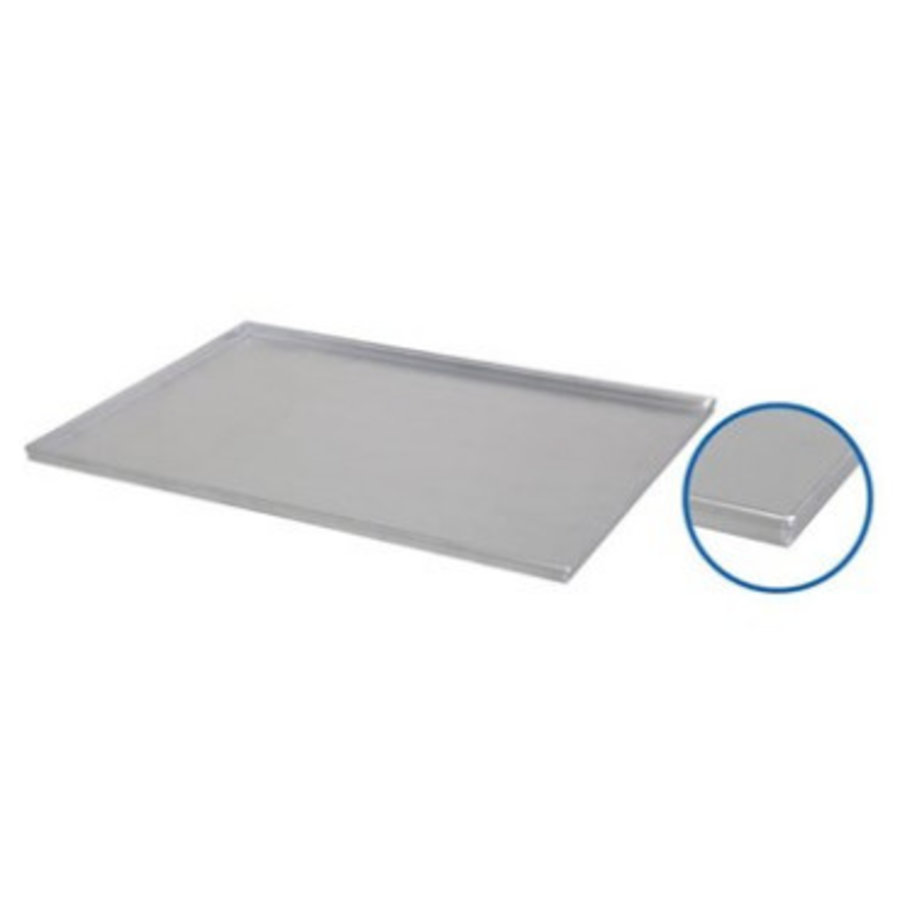 Plaque de four 4 bords | Aluminium | 80x 60 cm