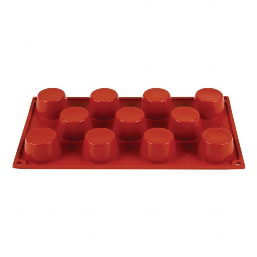 Plaque 11 mini-muffins en silicone Pavoni Formaflex