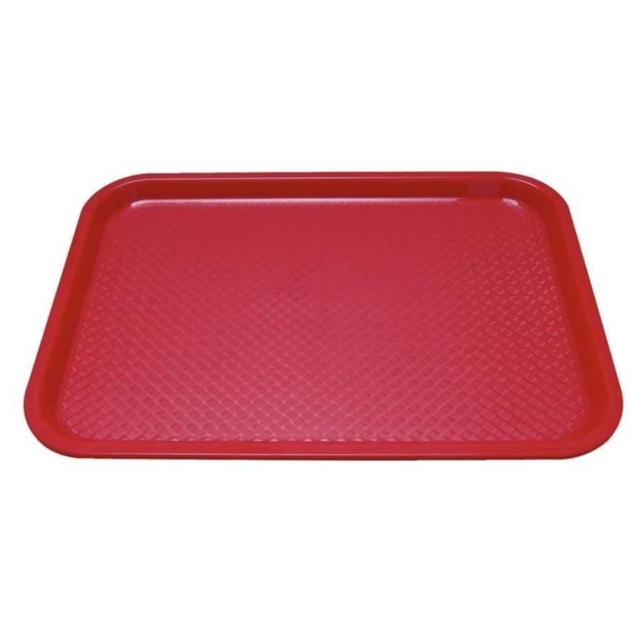 Plateau polypropylène (pp) vert 34,5x26,5 cm Fast Food Cambro