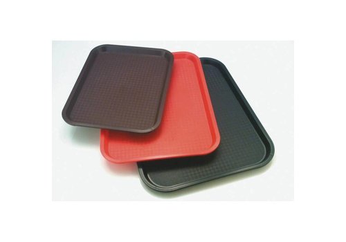 Plateau Plastique Rectangulaire Marbré 35x16 cm (50 Utés)