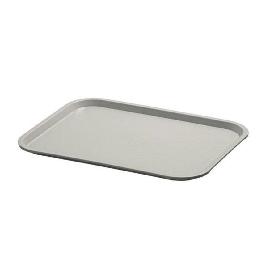 Plateau gris clair en plastique | 415x315 mm