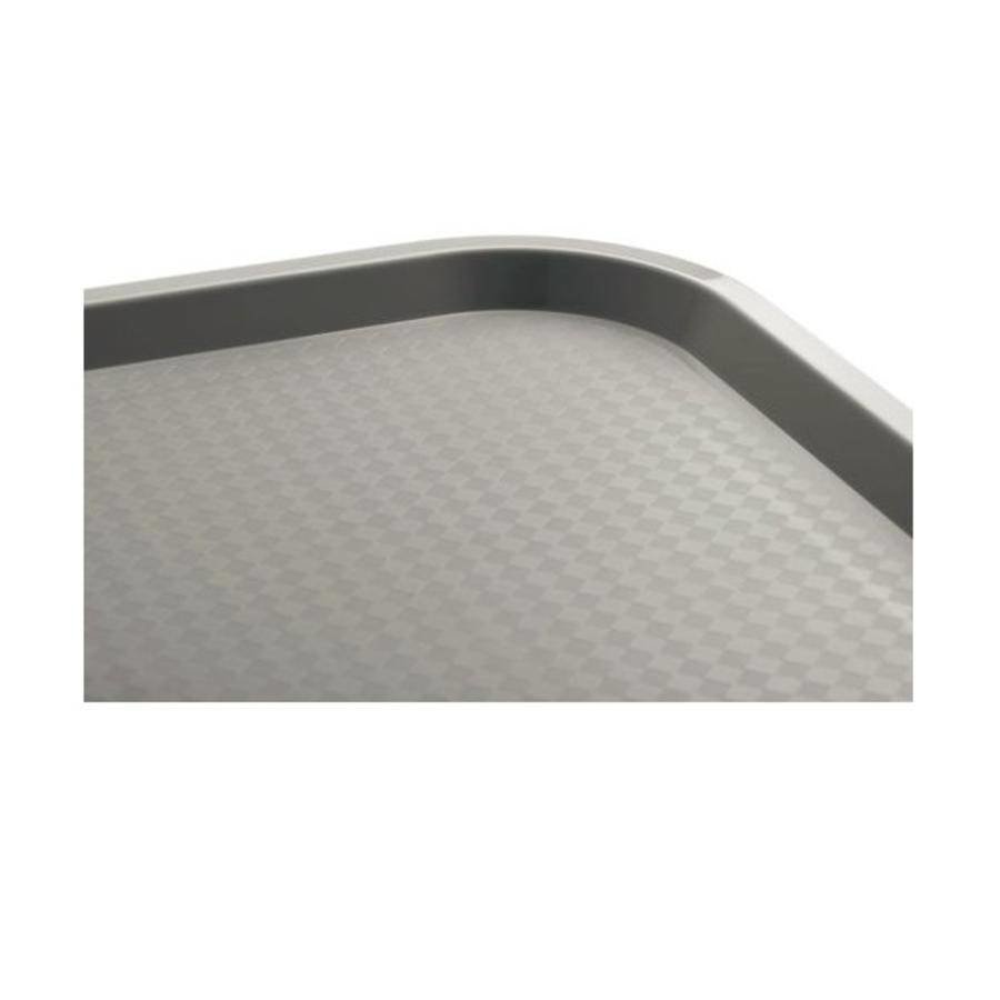 Plateau gris clair en plastique | 415x315 mm