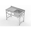 Combisteel Plonge pliable |  inox | 2 tailles