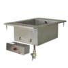 ProChef Bain-Marie Electrique encastrable | GN 1/1| 15 cm de Profondeur | 230V/1,5kW