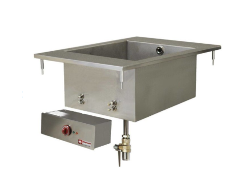  ProChef Bain-Marie Electrique encastrable | GN 1/1| 15 cm de Profondeur | 230V/1,5kW 