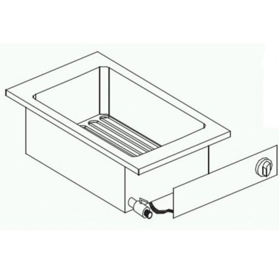 Friteuse Electrique | Robinet de Vidange | 10 Litres | 7,25 kW