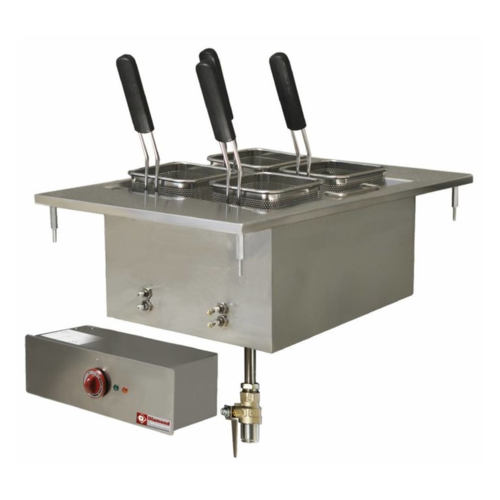  ProChef Cuiseur à Pâtes Electrique encastrable | Inox | 20 Litres | 400V/6kW 