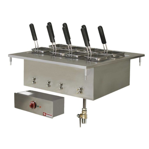  ProChef Cuiseur à Pâtes Electrique encastrable | Inox  | 40 Litres | 400V/9kW 