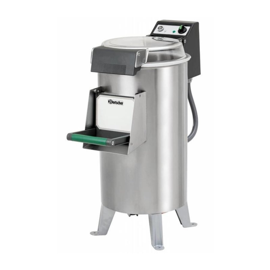 Éplucheur à Pommes De Terre Inox - 7,5kg - L 400 x P 770 x H 870 mm - 0,75 kW