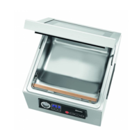 Machine Sous-Vide | 300mm | 60L /min | 2 Cordons de Soudure | 0,35 kW | 375x440x(H)271mm