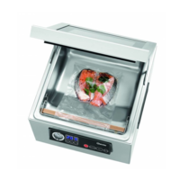 Machine Sous-Vide | 300mm | 60L /min | 2 Cordons de Soudure | 0,35 kW | 375x440x(H)271mm