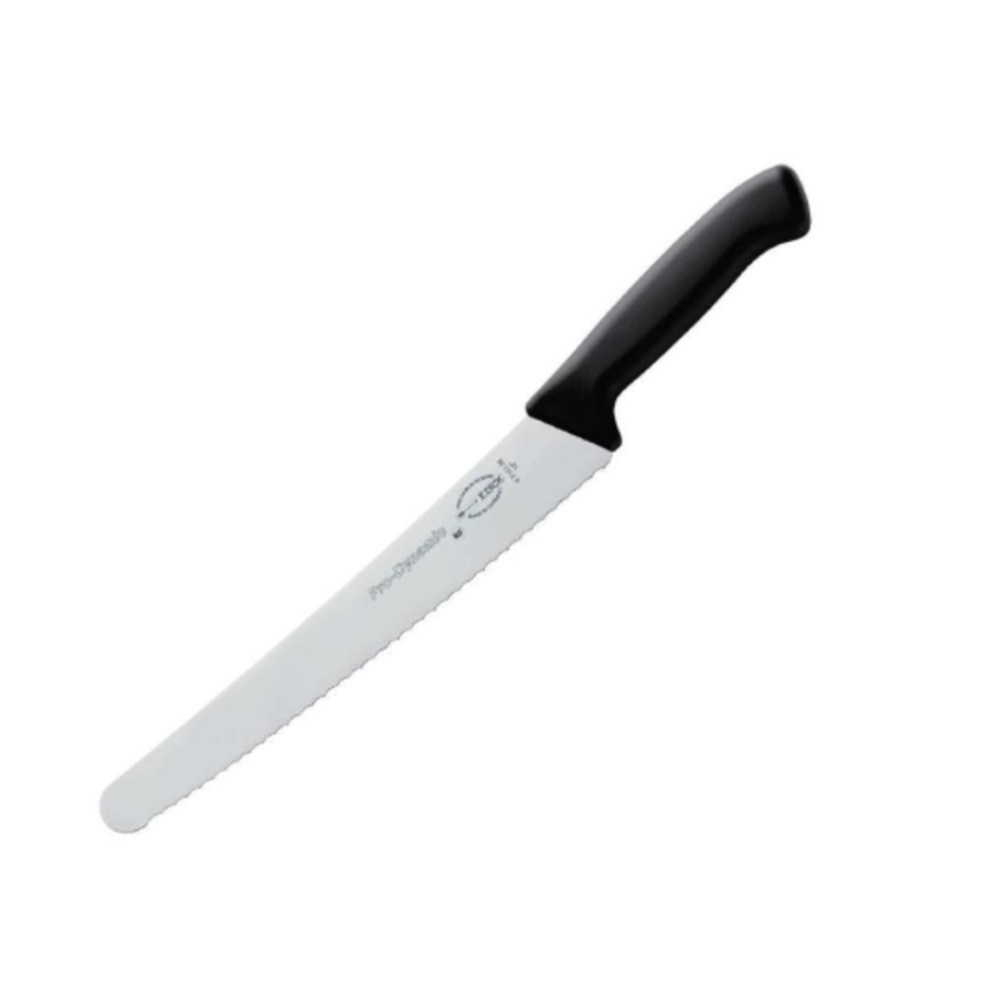 Couteau De Boulanger Denté | Noir | 25 cm