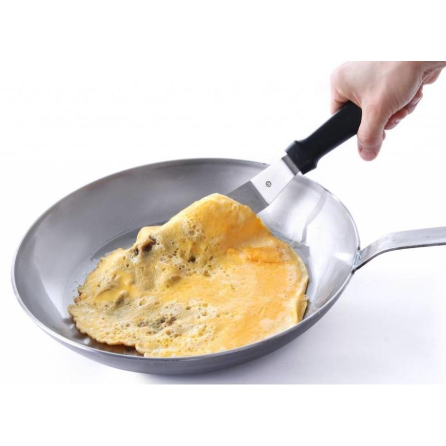 Spatules à Crêpes Inox - Manche Polypropylène - 11x1,9cm