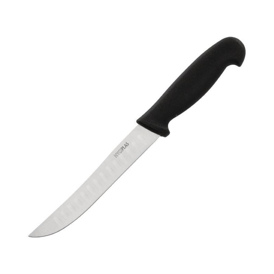 Couteau D'Office Alvéolé Noir | 12,5 cm