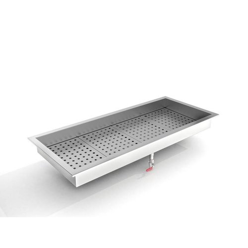  Combisteel Bac à glace pilée |1362 (H) x 590 (P) x 170 (H) mm 