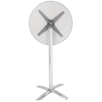 Mange-debout | Inox | Plateau Basculant | 105(H) x 60(Ø)cm