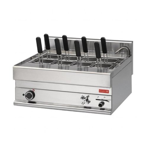  Gastro-M Cuiseur à Pâtes Électrique INOX | 40 Litres | 160(H) x 140(L) x 140(P)mm 