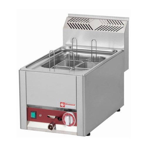  ProChef Cuiseur de Pâtes - Electrique | Inox | 1/2 GN | 330x600x(H)290mm | 9kg 