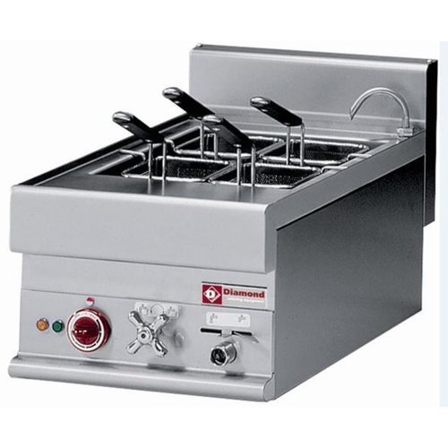  ProChef Cuiseur à Pâtes - Electrique | Inox | 20 Litres | 6kW | 400x650x(H)280/380mm 