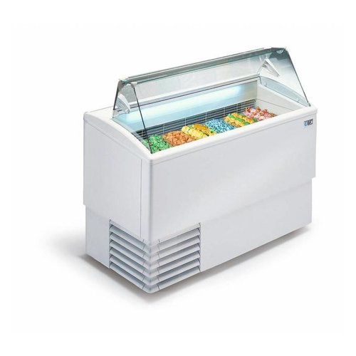  ISA Vitrine à Glace | 7+(7) Bacs | 135,4x80x(h)117,6 cm 