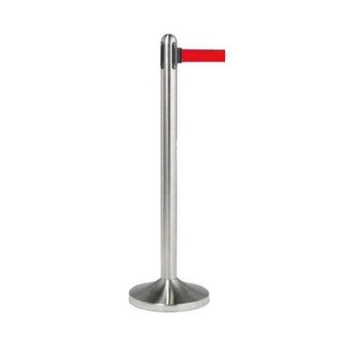  Securit Pilier Chrome | Corde Rectable Rouge | 13 kg 