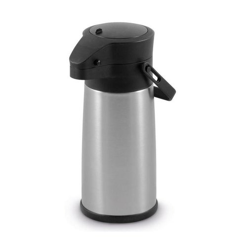  Hendi Pot à Pompe Inox | Système de Pression | 2200ml 