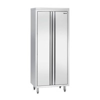 Armoire de Rangement en Inox / 3 Étagères / 80(L)x60(P)x200 cm