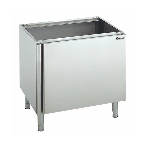  Bartscher Soubassement Inox Avec Porte Battante - 400x550x580(h)mm 