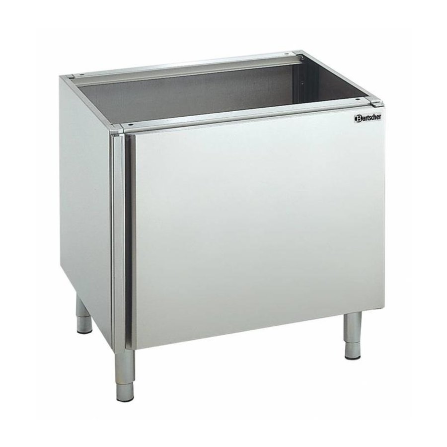 Soubassement Inox Avec Porte Battante - 400x550x580(h)mm