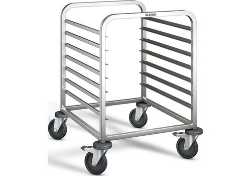  ProChef Chariot pour casiers en inox | 7 niveaux  | 66,2x73,3x84,5 cm 