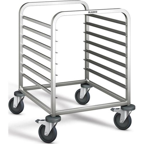  ProChef Chariot pour casiers en inox | 7 niveaux  | 66,2x73,3x84,5 cm 