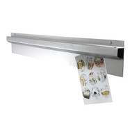 Porte-Fiches Aluminium Satiné - 600mm