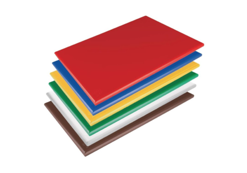  Hygiplas Lot de 6 Planches | Basse Densité | 600x450x10mm | 6 Couleurs 