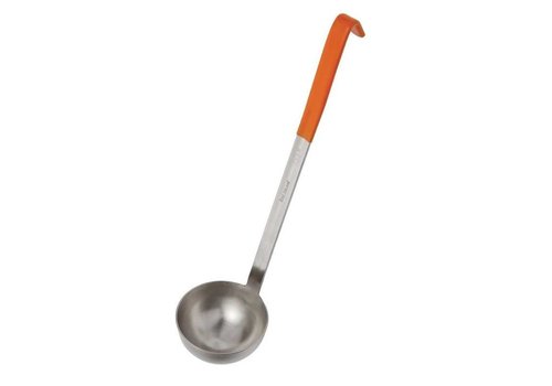  ProChef Louche Inox | Manche Code Couleur Orange | 237ml | Ø100mm 