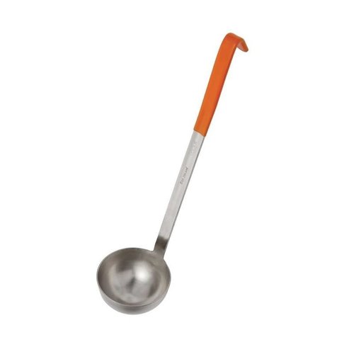  ProChef Louche Inox | Manche Code Couleur Orange | 237ml | Ø100mm 