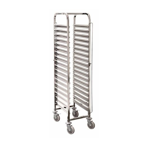  ProChef Chariots Echelles en acier / 18 niveaux/ L 38 x P 55 x H 189 cm 