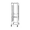 ProChef Chariot Porte-Plateaux Inox | 15x60x40cm | Boulangerie | 1735(h)mm