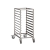 ProChef Chariot pour casiers en Inox |10 Niveaux / 25 x 25 cm