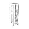 ProChef Chariot pour casiers en Inox | 60X40 cm | 18 Niveaux