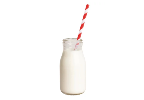 Mini Bouteille de Lait en Verre 200 ml - Lot de 12 - Olympia