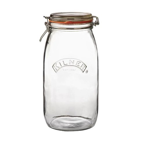  ProChef Bocal à Conserve + Clip | Verre | 3 Litres 