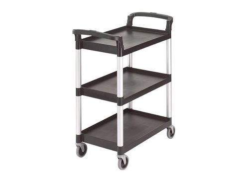  Cambro Chariot de service 3 niveaux noir 