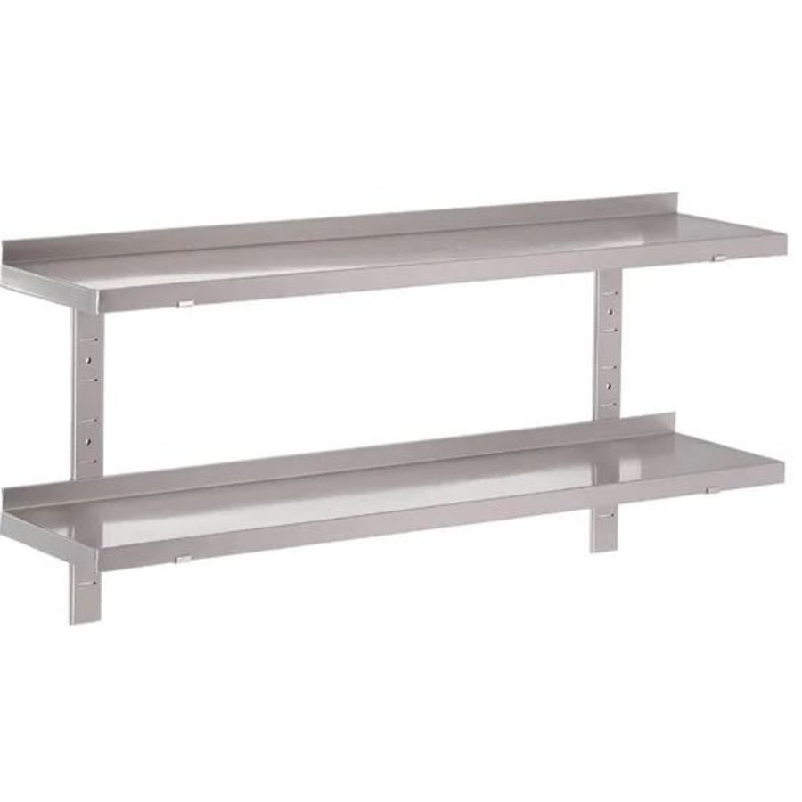 | Étagère murale sans support | Inox  | 1,6 x 0,4x 0,035 m