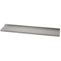 |Etagère murale  sans support | Inox |2 x 0,4 x0,035 m