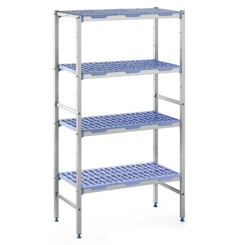  ProChef Rayonnage modulaire 4 niveaux 175 x 40 x 89 cm, Matériel Aluminium et polypropylène 