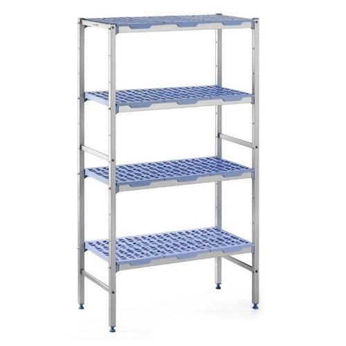  ProChef Rayonnage modulaire 4 niveaux 175 x 50 x 109,2 cm, Matériel Aluminium et polypropylène 