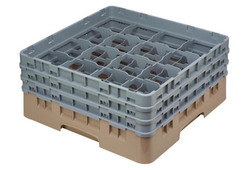  ProChef Casier à verres 16 compartiments Camrack Cambro beige hauteur max 174mm 