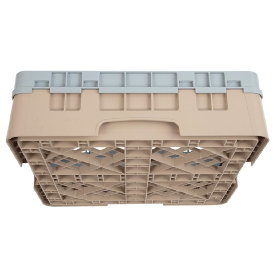 Casier à verres 16 compartiments Camrack Cambro beige hauteur max 92mm