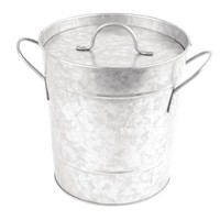 Seau à glace galvanisé | 3,4L | 225(H) x 275(Ø) mm