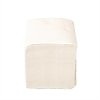 ProChef Serviettes blanches recyclables 1 pli - 250(L) x 250(L) mm